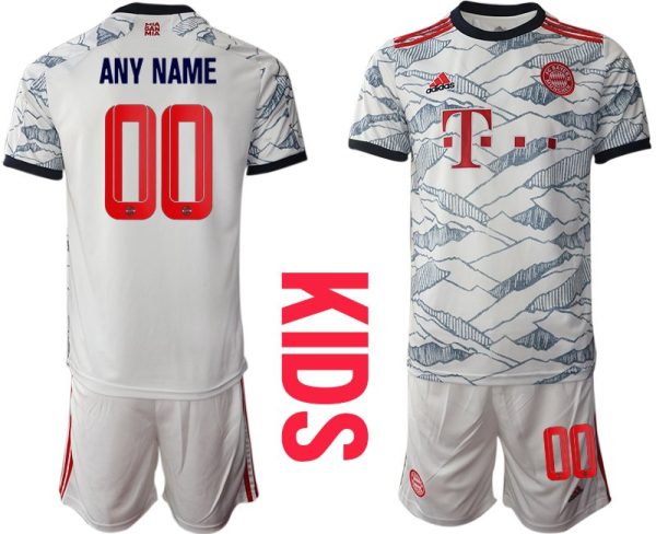 Ausweichtrikot Weiß FC Bayern München Trikot 3rd 2022 Kinder-1