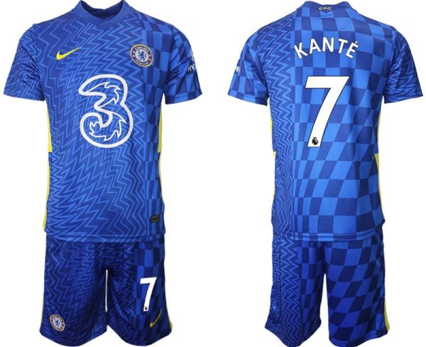 Chelsea F.C. 2022 N’Golo Kanté 7# Fußballtrikots Heimtrikot Kurzarm-1