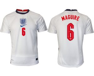 England Heimtrikot EM 2022 weiß/blau mit Aufdruck MAGUIRE 6