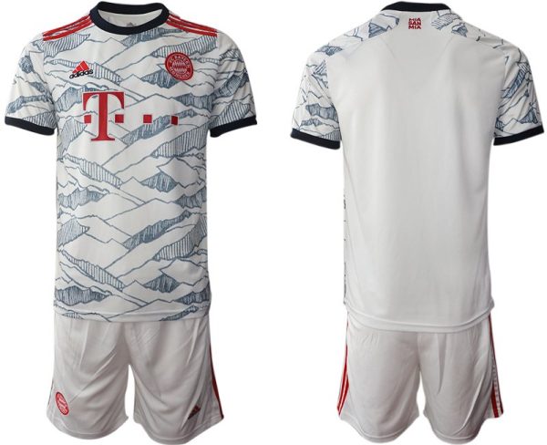 FC Bayern München Herren 3rd Trikot 2021/22 weiß Kurzarm-2