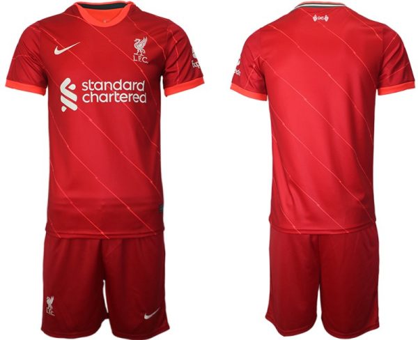 Günstige Fußballtrikots Liverpool FC Herren Heimtrikot 2021/22 rot/weiß-1