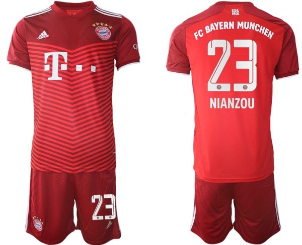 Heimtrikot FC Bayern München Saison 21/22 rot mit Aufdruck NIANZOU 23