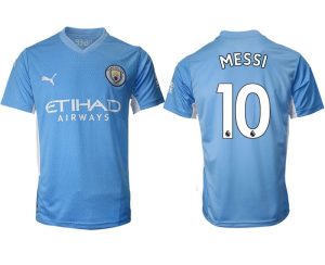 Manchester City Lionel Messi #10 Herren Heim Trikot 2022 Kurzarm