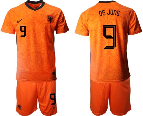 Niederlande Heimtrikot Orange EM 2020/21 kaufen – DE JONG 9