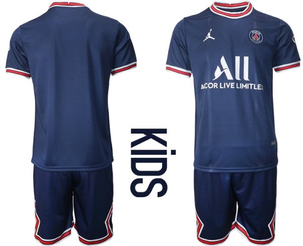 Paris Saint Germain Stadium Heimtrikot Kinder 2021/22 – blau