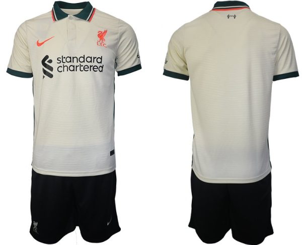 Personalisierbar Trikotsatz FC Liverpool 2021-22 Auswärts Trikot Herren