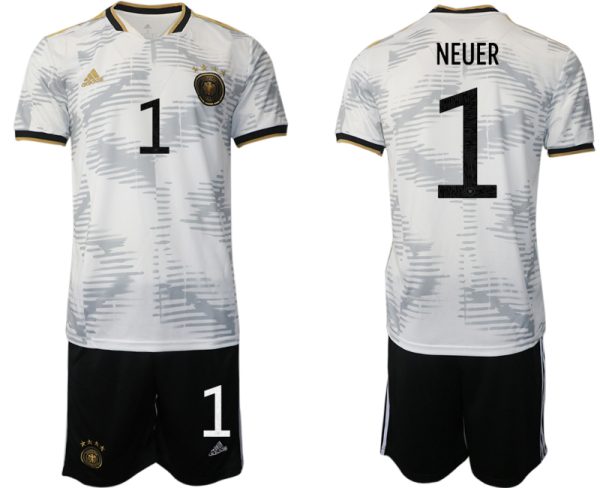 DFB Deutschlands WM-Trikot 2022 football shirt mit Aufdruck NEUER 1