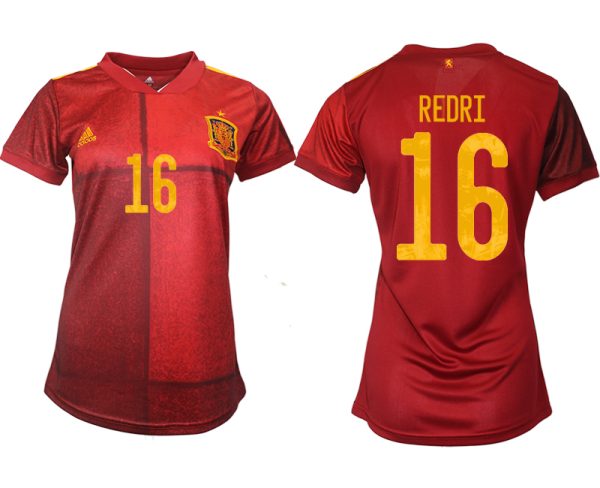 Fanartikelshop Spanien EM 2022 Heimtrikot rot mit Aufdruck REDRI 16