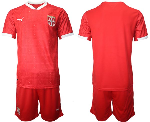 Herren Trikot Home Serbien Cheap Heimtrikot EM 2021 Rot