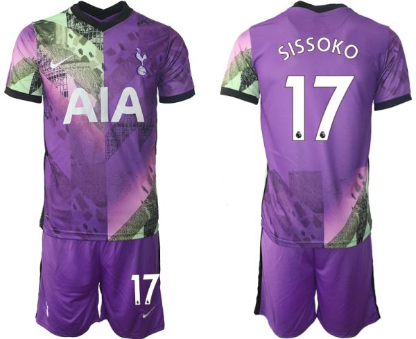 Tottenham Hotspur 21-22 Drittes Trikot Kurzarm mit Aufdruck SISSOKO 17