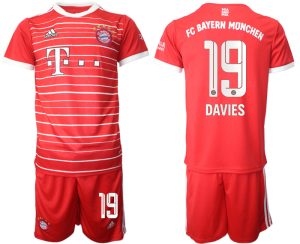 Trikotsatz FC Bayern München Heimtrikot 2022-2023 Shirt Herren DAVIES 19