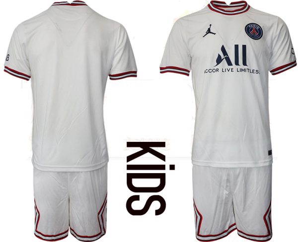 Günstige Paris Saint-Germain 4th Trikot 2021/22 PSG Fußballtrikots Kinder