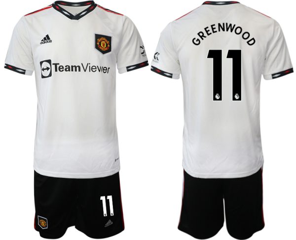 GREENWOOD #11 Manchester United Auswärtstrikot 2022-23 Trikotsatz Herren Fußballtrikot Herren Sale