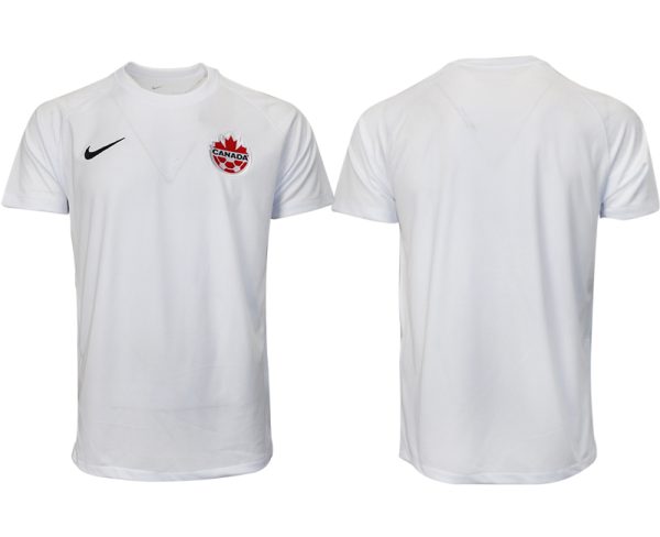 Herren Kanada Home Trikot WM 2022 weiß Fußballtrikots Online Bestellen