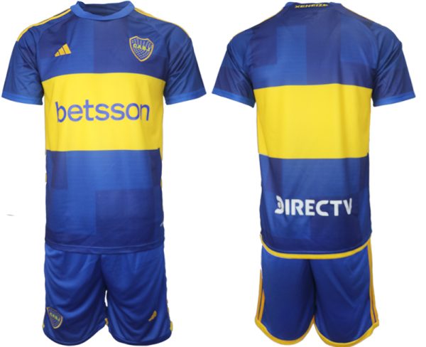 Herren Heimtrikot Boca Juniors 23-24 Trikot Anpassbare Name und Nummer